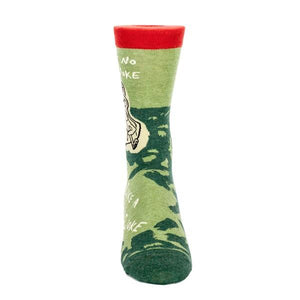 Blue Q Men's Crew Sock Ain't No Bad Joke Like A Dad Joke | The Gifted Type