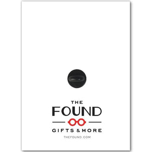 The Found Enamel Pin Love Safety Pin | The Gifted Type