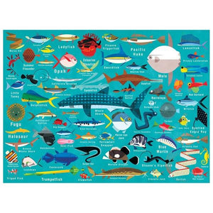 Mudpuppy Puzzle Ocean Life | 1000 Pieces | The Gifted Type
