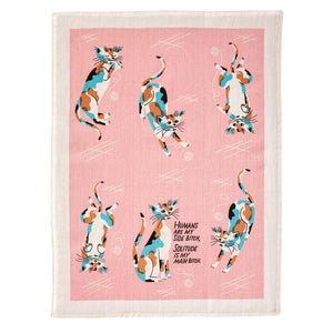 Blue Q Dish Towel Humans Are My Side Bitch | The Gifted Type