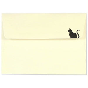 Black Cat Blank Notecards