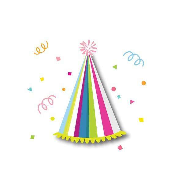 Festive Hats Pop-Up Card | Up With Paper | The Gifted Type