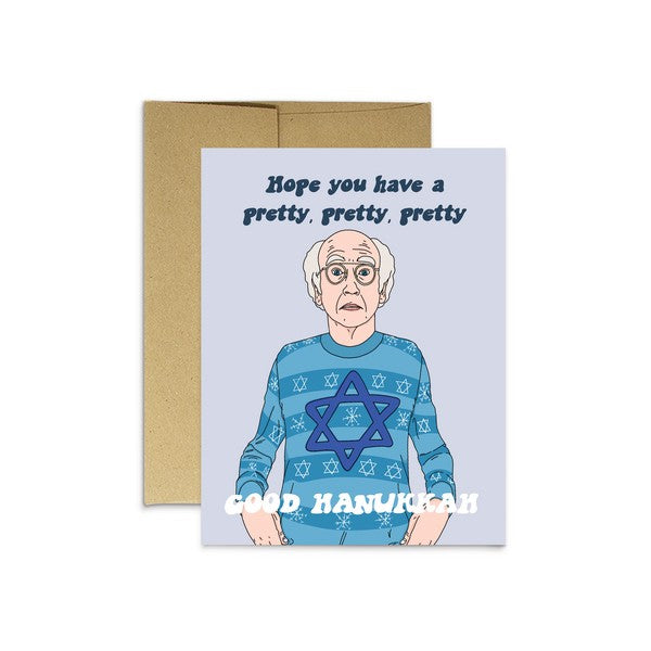 Larry David Hanukkah Card
