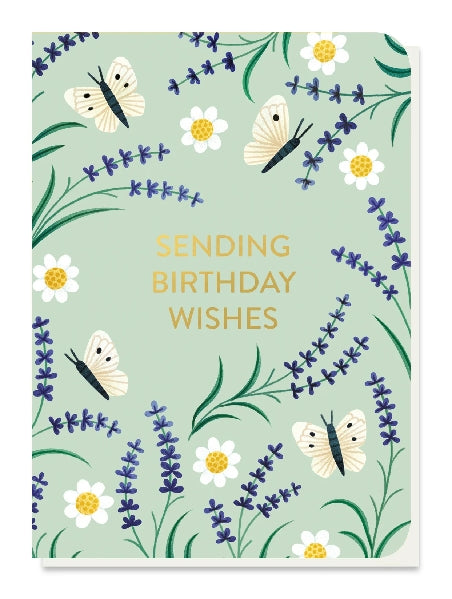 Lavender Birthday Card