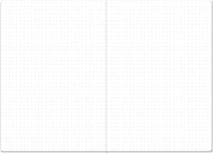 Essentials Large Leather Notebook | Dot