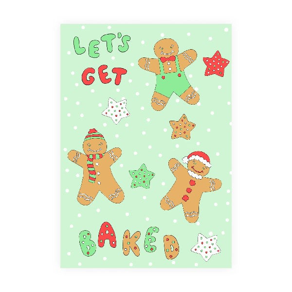 Let's Get Baked Holiday Card