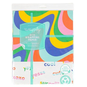 Wrappily Eco Gift Wrap | Liquid Rainbow