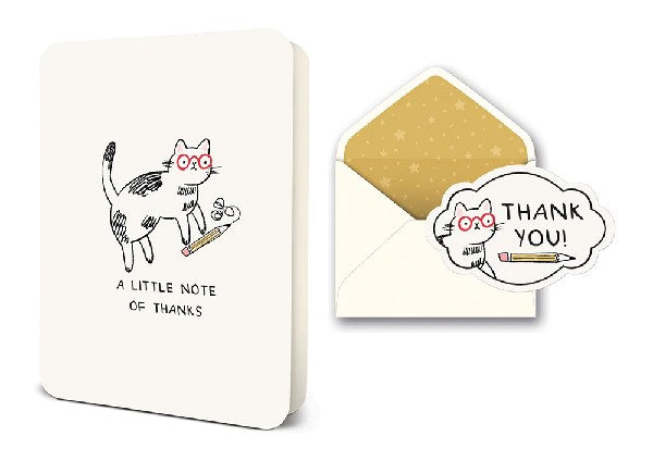 A Little Note Of Thanks Thank You Card
