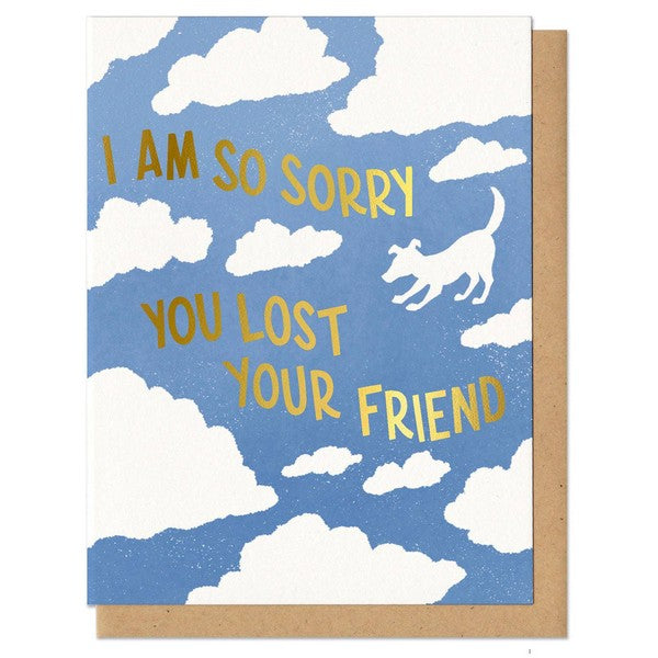 Lost Dog Friend Pet Sympathy Card