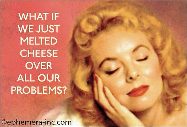 Melted Cheese  Magnet