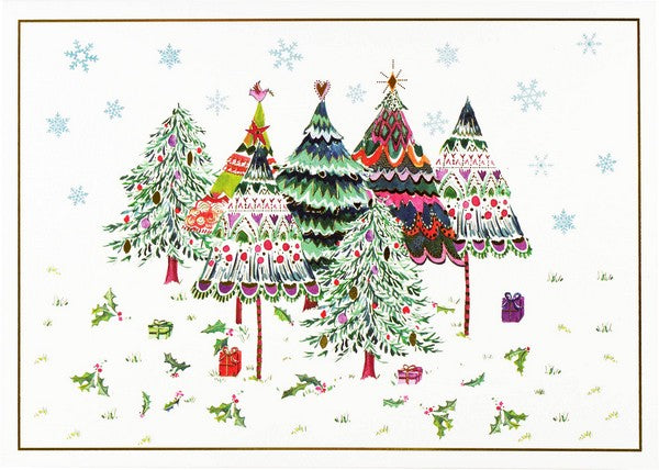 Merry Evergreens Boxed Holiday Cards
