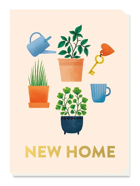 Mixed Herbs New Home Card