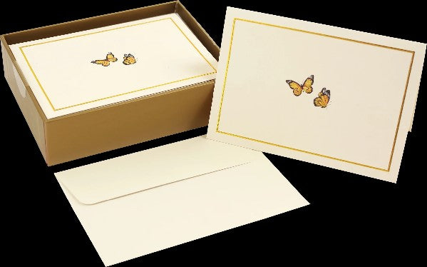 Monarch Butterflies Blank Notecards | Peter Pauper Press | The Gifted Type