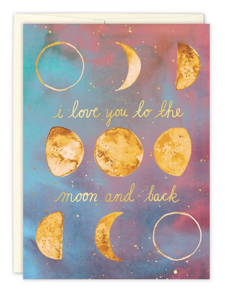 To The Moon and Back Anniversary Card