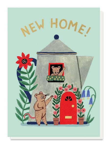 Mouse House New Home Card