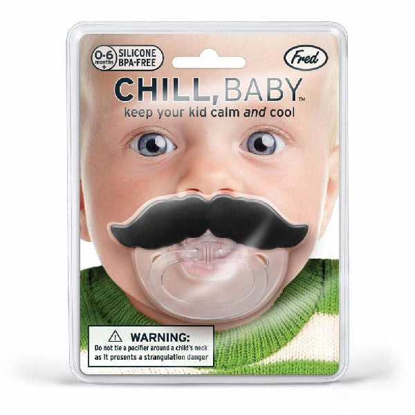 Fred & Friends Chill Baby Mustache Soother