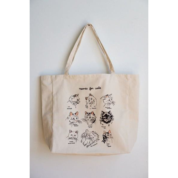 Names for Cats XL Tote Bag