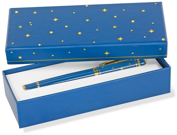 Navy Gold Roller Ball Pen