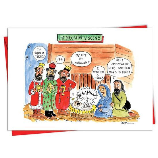 Negativity Scene | Christmas Card