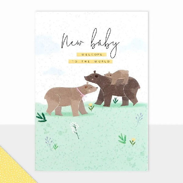 Bears New Baby Card