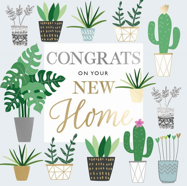 New Plants New Home Card