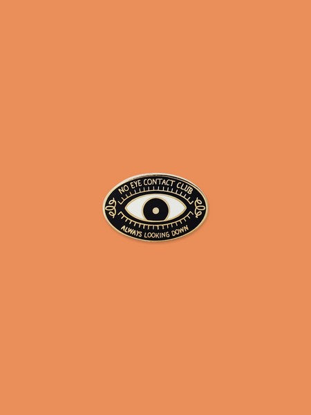 Holly Oddly Enamel Pin | No Eye Contact Club