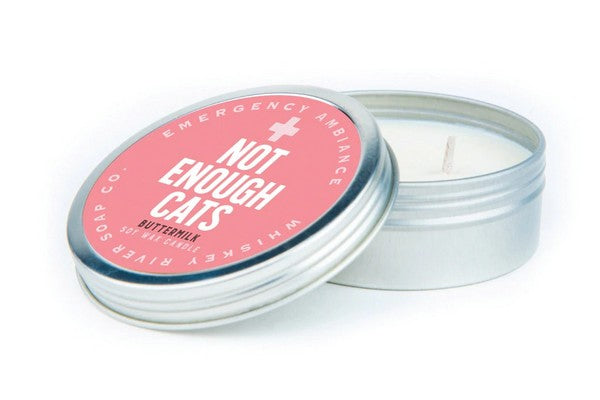 Not Enough Cats Emergency Ambience Candle Tin
