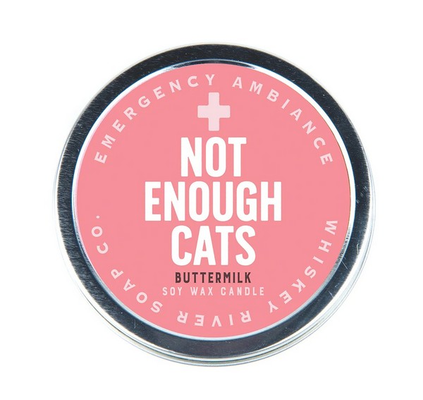 Not Enough Cats Emergency Ambience Candle Tin