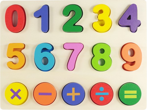 Wooden Numbers Puzzle | Peter Pauper Press | The Gifted Type