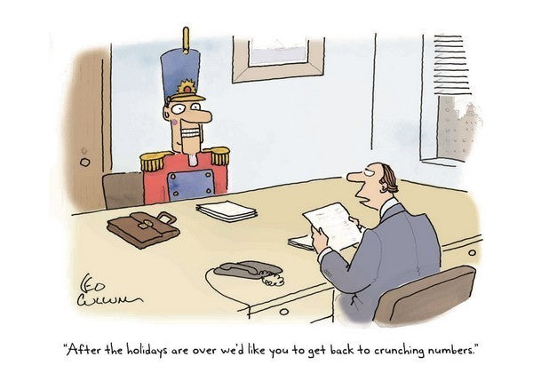 Nutcracker Accountant Holiday Card