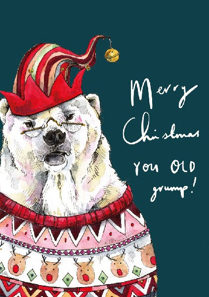 Old Grump Christmas Card