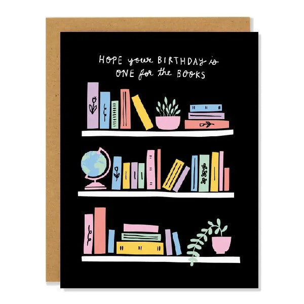 One For The Books Birthday Card