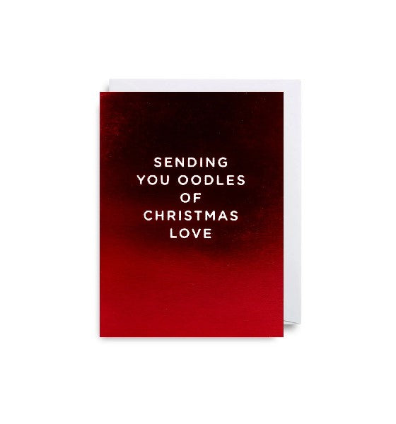 Oodles Of Christmas Love Mini Card