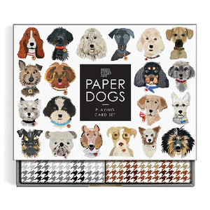 Galison Playing Cards Set | Paper Dogs