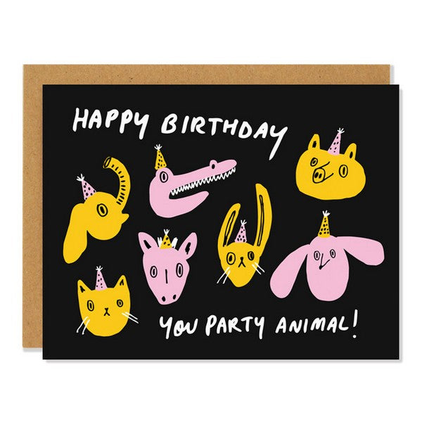 Party Animal Greeting Card