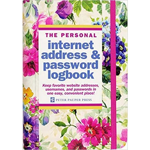 Peony Garden  Internet Address & Password Logbook