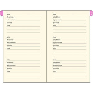 Peony Garden  Internet Address & Password Logbook