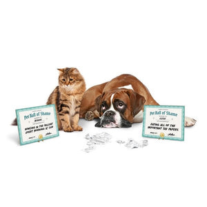 Pet Hall of Shame Dry Erase Board