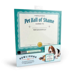 Pet Hall of Shame Dry Erase Board