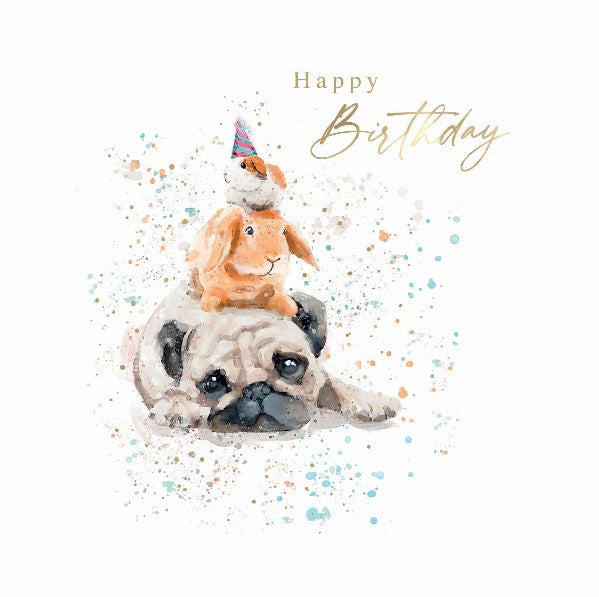 Pet Pile Birthday Card