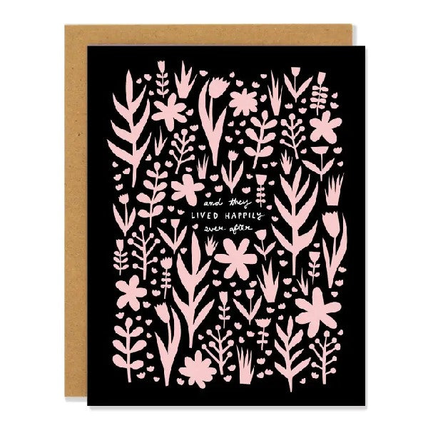 Flower Wedding Card