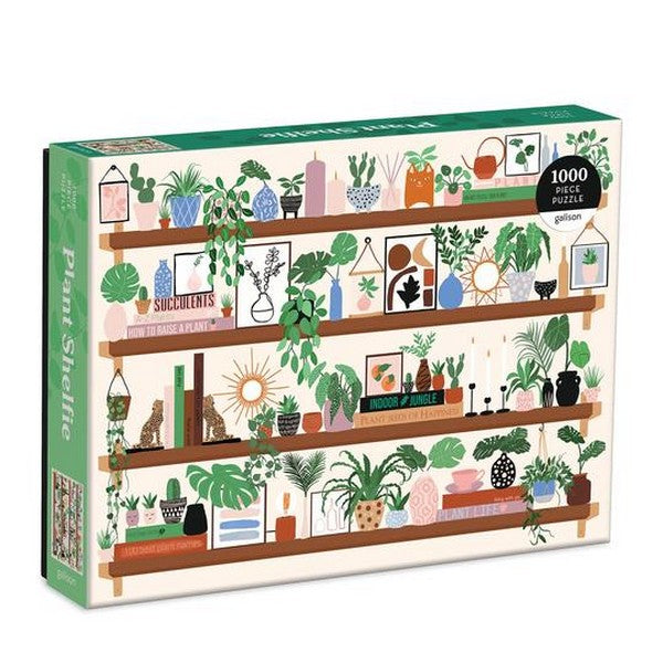 Galison 1000 Piece Puzzle | Plant Shelfie