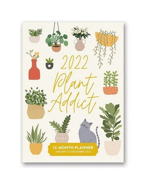 2021-2022 | 17 Month | Monthly Planner - Plant Addict