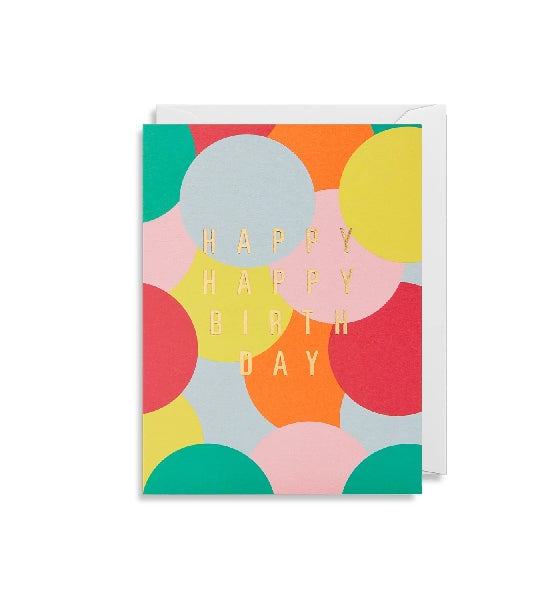 Polka Dots Birthday Card