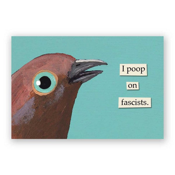 Poop on Fascists Magnet