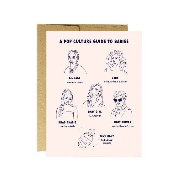 Pop Culture Guide To Babies Card