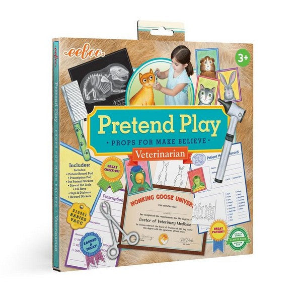 Eeboo Pretend Play Activity Set | Veterinarian