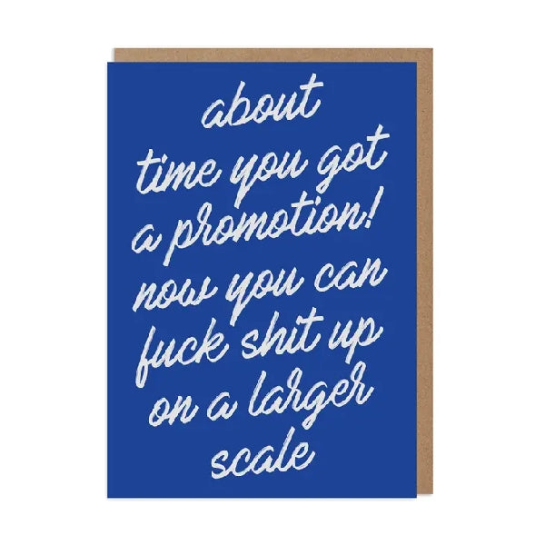 About Time New Job Card