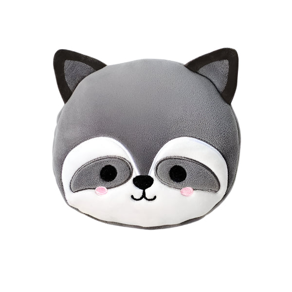 Relaxeazzz Kids & Adult Travel Pillow | Raccoon