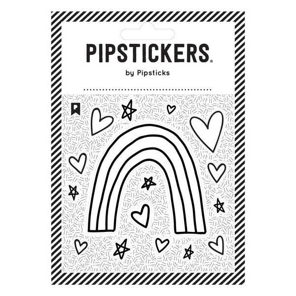 Pipsticks Colour-In Stickers | Rainbow